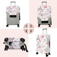 thumbnail image 5 of Travel Luggage Cover Suitcase Protector Fits 18-32 Inch Luggage Wheel Covers Patterned Travel Related Items Flower Luggage Protector Elastic Luggage Anti-scratch Suitcase Cover XL, 5 of 5