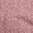 thumbnail image 1 of oneOone Cotton Silk Dark Peach Fabric Paisley Sewing Craft Projects Fabric Prints By Yard 42 Inch Wide-O2, 1 of 5