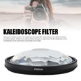 thumbnail image 3 of Camera Kaleidoscope Filter High Transmittance Optical Glass Lens Effects Filter Versatility Photography Grade Kaleidoscope Lens Rainbow Mirror Effects Enhance Image Quality DSLR, 3 of 7
