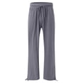 thumbnail image 2 of Pantalons Larges pour Femmes Mode Pantalons Décontractés Élastiques Amples Pantalons Droits Larges Pantalons Larges Pantalons Larges pour Femmes Pantalons Droits pour Femmes, 2 of 7