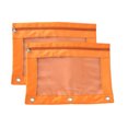 thumbnail image 2 of Dvruxg 2 Pcs Trousse à Crayons, Trousse à Crayons Trois Trous Fermeture Éclair Simple Sac de Rangement Transparent en PVC, Grande Capacité Trousse à Crayons avec Fermeture Éclair Classeur Transparent, 2 of 5