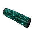 thumbnail image 1 of Bling Car Emerald Steering Wheel Cover Handbrake Shoulder Cover, 1 of 7