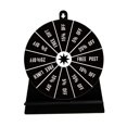 thumbnail image 2 of Transemion Thrilling Turntable Drinking Wheel Fortune Game Tabletop Game for Party Style A 1Set, 2 of 6