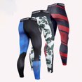 thumbnail image 3 of Pantalons de Compression pour Hommes Vêtements de Sport Legging d'Entraînement Pantalons de Gym Skinny Collants Bas Jogging Pantalons de Course Hommes, 3 of 5