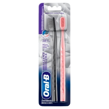 Oral-B Brilliance Whitening Toothbrush, Extra Soft, Colors May Vary