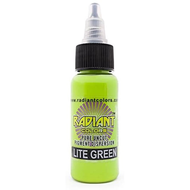 Radiant Colors Encre à Tatouage - Vert Pâle 1 Oz