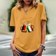 thumbnail image 2 of XZNGL Womens Summer Tops Short Sleeve Prost Womens Summer Print O-Neck T Shirts Short Sleeve Tops Blouse Womens T Shirts for Summer Womens Shirts Summer Womens Summer Shirts, 2 of 7