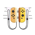 thumbnail image 4 of Nintendo Switch Joy-Con Paire, Manette Joy-Con Nintendo-Switch de Remplacement - (Brun et Jaune), 4 of 5