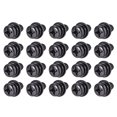 thumbnail image 1 of Unique Bargains M6x0.47'' Pan Head Machine Screws Bolts Combine Carbon Steel Black 20pcs, 1 of 2