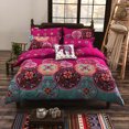 thumbnail image 1 of Bedding Quilt Cover Set Boho ，Ultra Soft Breathable Microfiber Comforter Cover Bedroom, 1 of 1