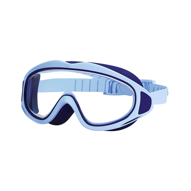 D-98 J Boy Girl Kids Swim Goggles Set Waterproof Large Frame Diving High Definition With Cap For Comfort #AOKKe