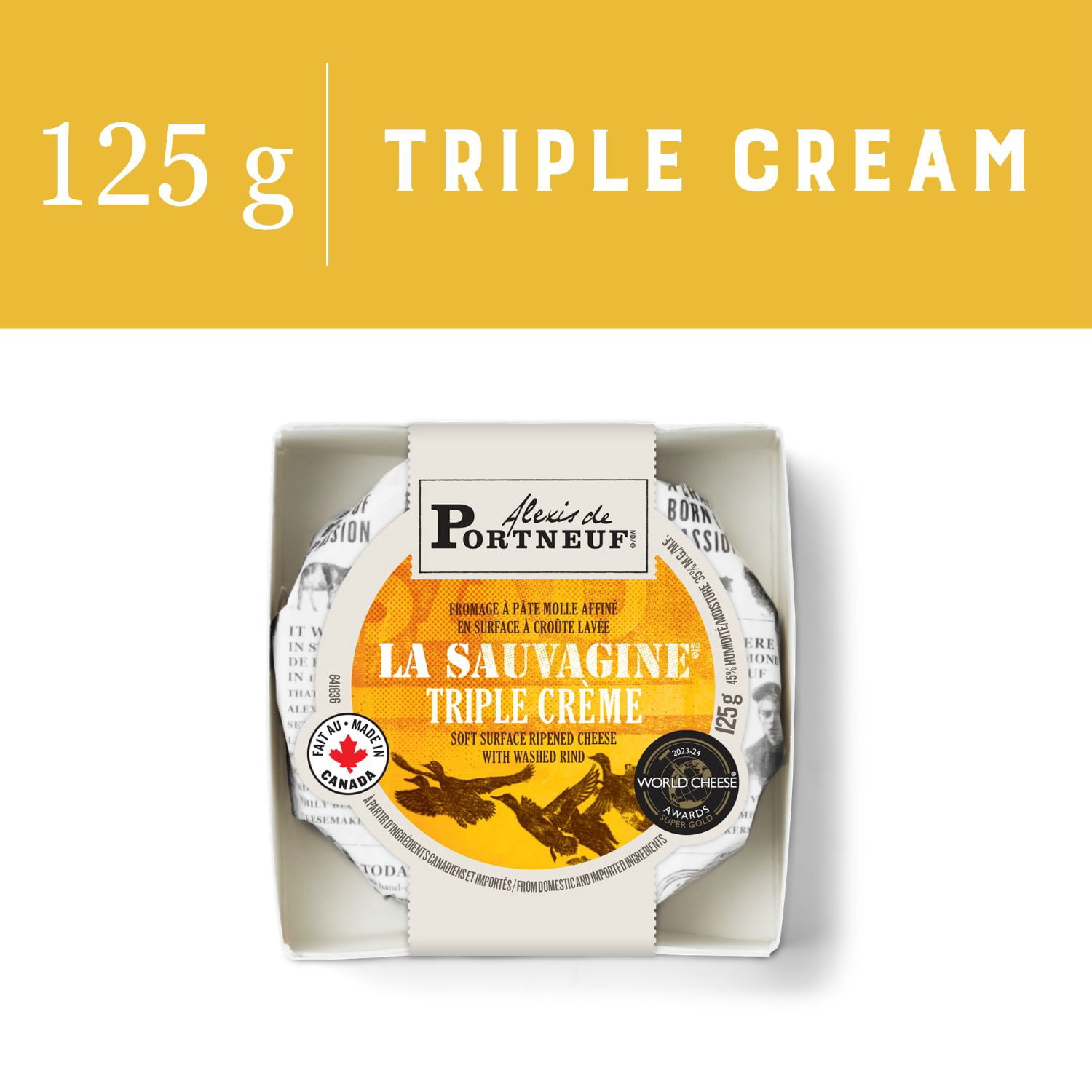 Alexis de Portneuf La Sauvagine Cheese