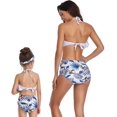 thumbnail image 4 of Girls Swimsuit High Waisted Two Pieces Bikini Set Swimwear Bathing Suits, 4 of 7