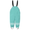 thumbnail image 1 of MIASHUI Salopette Imperméable pour Enfants, Vêtement de Pluie Résistant pour l'Extérieur, Bleu, 6-8 Ans, 1 of 4