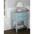thumbnail image 2 of Ameriwood Home Franklin Accent Table with 2 Drawers in Blue, 2 of 5