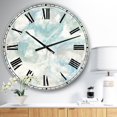 thumbnail image 3 of Designart Nuance bleu pâle III horloge murale, 3 of 4