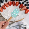thumbnail image 4 of TIELUTT Silicone Scraper Printed Round Wood Handle Silicone Scraper Spatula Cake Spatula Glass Bakeware Silicone Bakeware Cookie Silicone Baking Mat Bakeware with Lids Oven Glass Bakeware, 4 of 4
