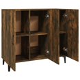 thumbnail image 5 of vidaXL Sideboard Smoked Oak 90x34x80 cm Engineered Wood, 5 of 5