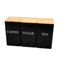 thumbnail image 1 of Binwennn Reusable Lunch Bag Freezer Casserole Containers with Lids 3 Pieces Coffee Tea Container Set Metal Vintage Kitchen Jar Set With Airtight Lids Food Storage Container Jars For Kitchen, 1 of 3