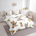 thumbnail image 2 of Cute Sheep Duck Bedding Set Full Size 7 Pcs,Spring Style Flowers Bed Set for Kids Girls Farmhouse Cartoon Animals Comforter Set,Polyester Bed in a Bag with Comforter,Sheets,Pillowcases Room Decor, 2 of 5