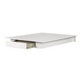 thumbnail image 2 of South Shore Holland Full/Queen Platform Bed with Drawer, in Pure White, 2 of 10