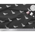 thumbnail image 2 of Soimoi Polyester Crepe Fabric Branch & Bird Block Decor Fabric Printed Yard 42 Inch Wide, 2 of 3