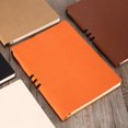 thumbnail image 3 of facefd Agenda Organizer Journal Planner Note Book Space Saving School Accessories Exquisite Craftsmanship Artificial Leather Stationery Gray, 3 of 5