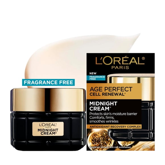L'Oréal Paris Midnight Cream, Fragrance-Free, 50ml