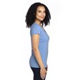 thumbnail image 3 of T-Shirt à Manches Courtes Col en V pour Femmes - ROYAL HEATHER - S, 3 of 3