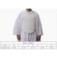 thumbnail image 4 of Karate Chest Chest Guard Rib Armour Adjustable body protective for Adults Martial Arts Sanda Training Sports MMA , S S, 4 of 8