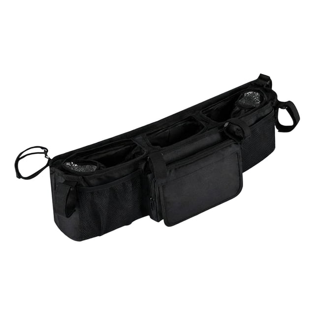 Siruishop Stroller Organizer Bag Wear Resistant Pouch Oxford Cloth Stroller Travel Bag