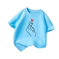 thumbnail image 3 of T-shirt Graphique Mignon pour Filles, Col Rond, Manches Courtes, Été, Décontracté, Spandex, Léger, Manches Longues, Arbres d'Hiver, Ensemble, 3 of 5
