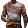 thumbnail image 1 of EGNMCR T-Shirts pour Homme T-shirt Homme Non Positionné Imprimé Régulier Loisirs Vacances Sport Manches Courtes Col Rond T-shirt Blouses Cadeaux pour Hommes, 1 of 4