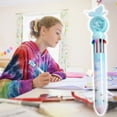 thumbnail image 1 of EQWLJWE Stylo Multicolore, Stylo-Bille Multicolore 10 en 1, Stylo-Bille Rétractable de Noël Mignon Coloré 10 en 1, Stylos-Billes Rétractables, Stylos-Billes pour Fournitures de Bureau et d'École Cadeaux pour Enfants, 1 of 1