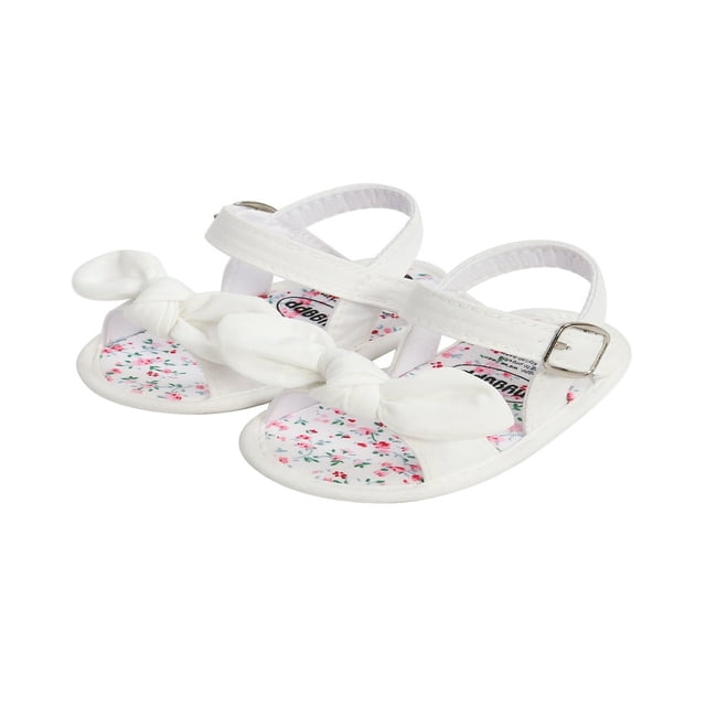 Baby Girls Summer Sandals Anti-Slip Soft Sole Ruffle Flat Shoes