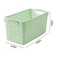 thumbnail image 3 of Kitchen Gadgets Laundry Basket Plastic Hamper Holder Collapsible for Clothes, Bedroom Storage Foldable Laundry Baskets with Carry Handles Kitchen Gadgets, 3 of 7