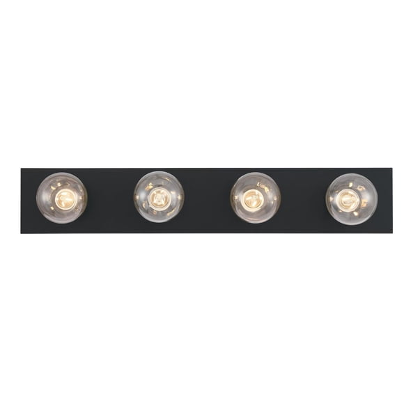 Westinghouse Lighting 4-Light Indoor Vanity Wall Fixture in Matte Black