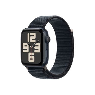Apple Watch SE2 44mm GPS Midnight Aluminum Case with Midnight Loop