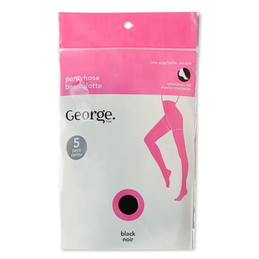George Women's Pantyhose 5-Pack