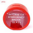 thumbnail image 1 of 2 Pieces Novelty Safe Red MoneyBox Saving Bank Emergency Coin Smash Piggy Bank, 1 of 6