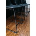 thumbnail image 2 of Signature Design by Ashley Centiar 24" Counter Height Modern Bucket Barstool Set of 2, Black, 2 of 2