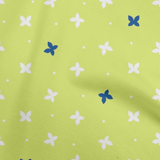 oneOone Rayon Lime Fabric Floral & Sewing Material Print Fabric By The Yard 56 Inch Wide