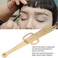 thumbnail image 4 of Eyebrow Stencil, Portable Sterile Advanced  Positioning RulerTattoo Positioning Ruler, Make Up Beauty Shop for Home Girls Golden,Silver,Black, 4 of 8