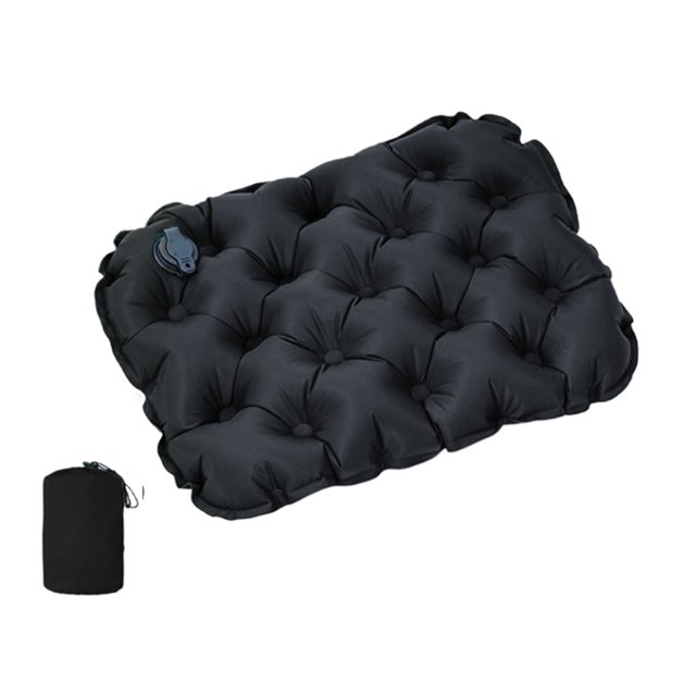 ZheElen Nylon Siège de Sport Gonflable Fesses Extérieures Gonflables (Sac de Rangement Noir)