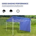 thumbnail image 3 of Foldable Pop Up Canopy Professional Practical and Instant Shelter Easy Installment Practical Sunscreen Gazebo Tents Shading Cloth for Garden Red, 3 of 8