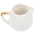 thumbnail image 2 of MasteelfCA 1Pc Ceramic Milk Kettle Practical Sauce Cup Exquisite Milk Cup (White), 2 of 7