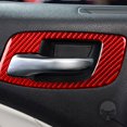 thumbnail image 2 of for Dodge for Charger 2015-2023 Real Carbon Fiber Inner Door Handle F for Ram e Trim 4pcs, 2 of 4