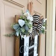 thumbnail image 5 of YAOMOBB Hanging Pendant Farmhouse Front Door Wreath Personalized Welcome Sign, 5 of 5