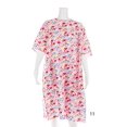 thumbnail image 1 of Robe Dos Croisé en Flanelle Adaptative pour Femme (Moyen, It's Happy Time - 11), 1 of 1