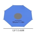thumbnail image 2 of Dvruxg Trampoline Sun Shade Cover - Oxford Cloth Material, UV Protection, Available in Multiple Sizes for Outdoor Backyard Playground, Easy Installation, and Foldable Design, 2 of 2